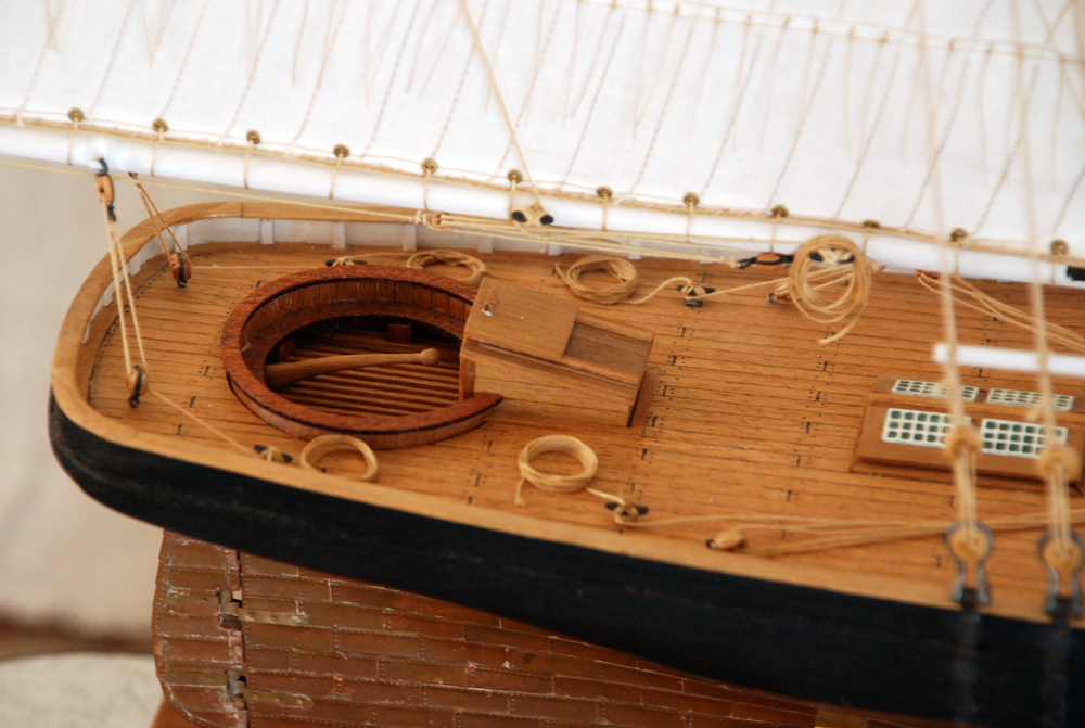 木製帆船模型 ヨット・アメリカ号